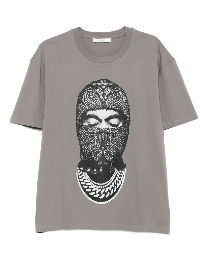 IH NOM UH NIT T-Shirt mit grafischem Print - Grau Grau