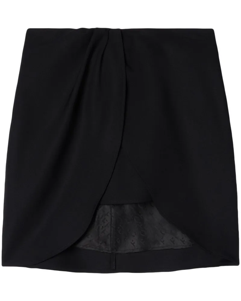 OFF-WHITE Wo Twist Minirock - Schwarz Schwarz