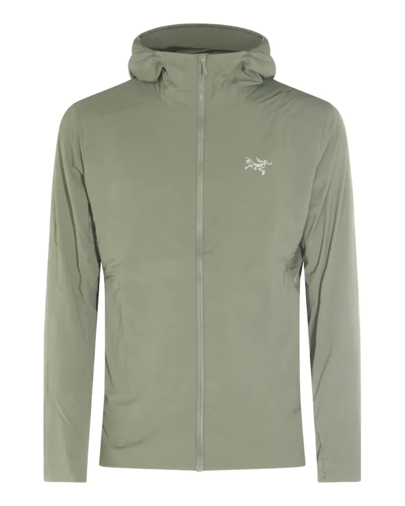 Arc'teryx logo-embroidered hooded jacket - Grün Grün