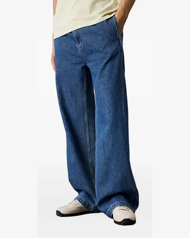 Calvin Klein Lockere Pull On 90's Jeans - Blau Blau