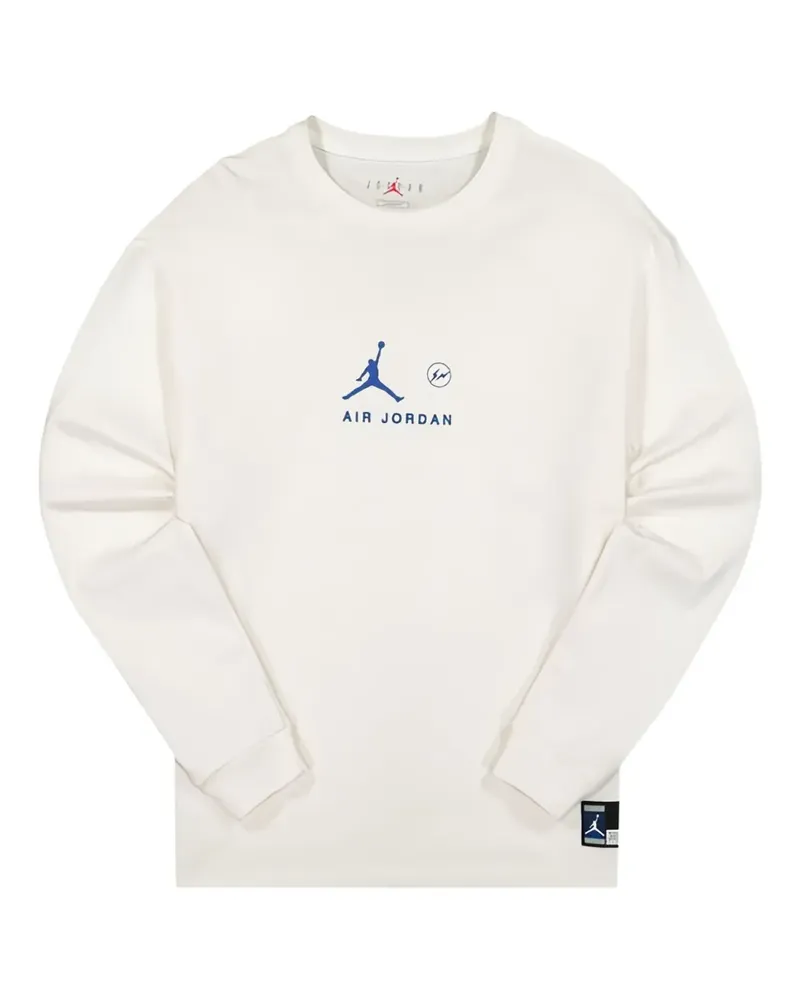 Jordan x Fragment langärmeliges Sweatshirt - Weiß Weiß