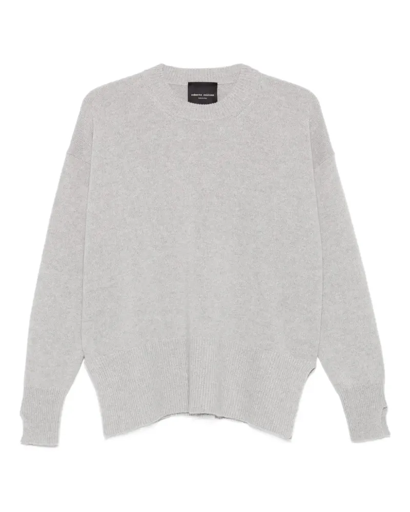 Roberto Collina Pullover mit rundem Ausschnitt - Grau Grau