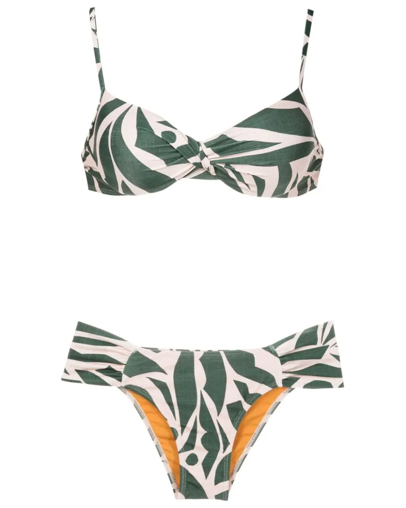 Lygia & Nanny Bikini mit Print - Grün Grün