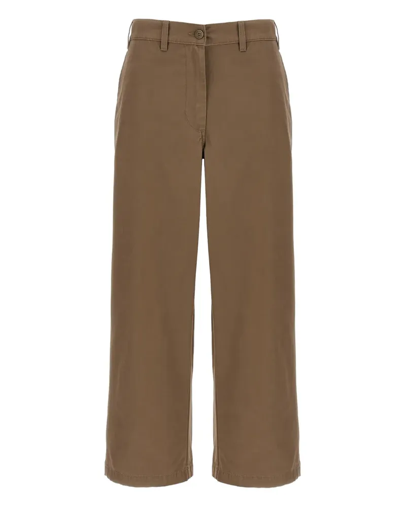 The Row Hose mit weitem Bein - Braun Braun