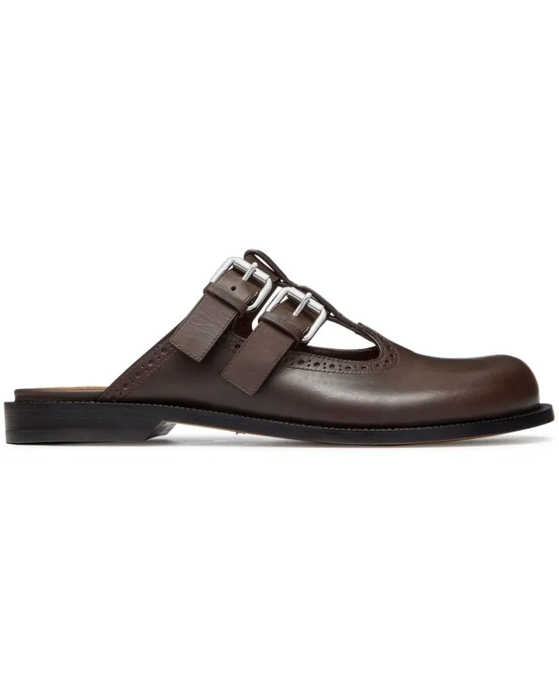 Loewe Campo Mary Jane Mules - Schwarz Schwarz