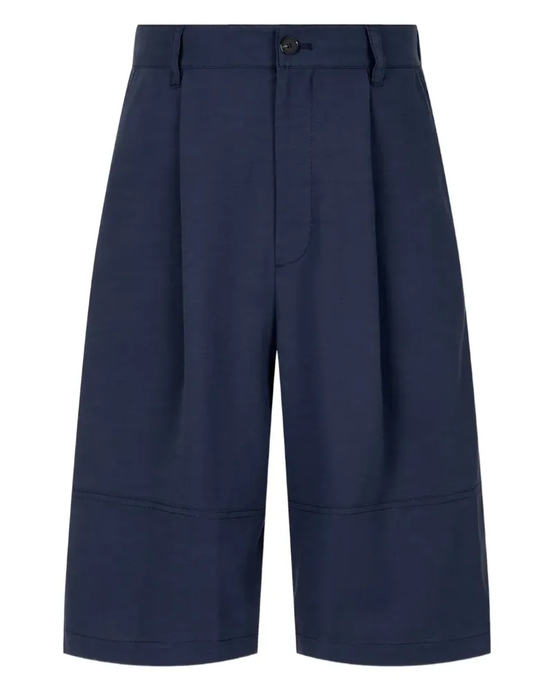 STUDIO TOMBOY Klassische Shorts mit Faltentasche - Blau Blau