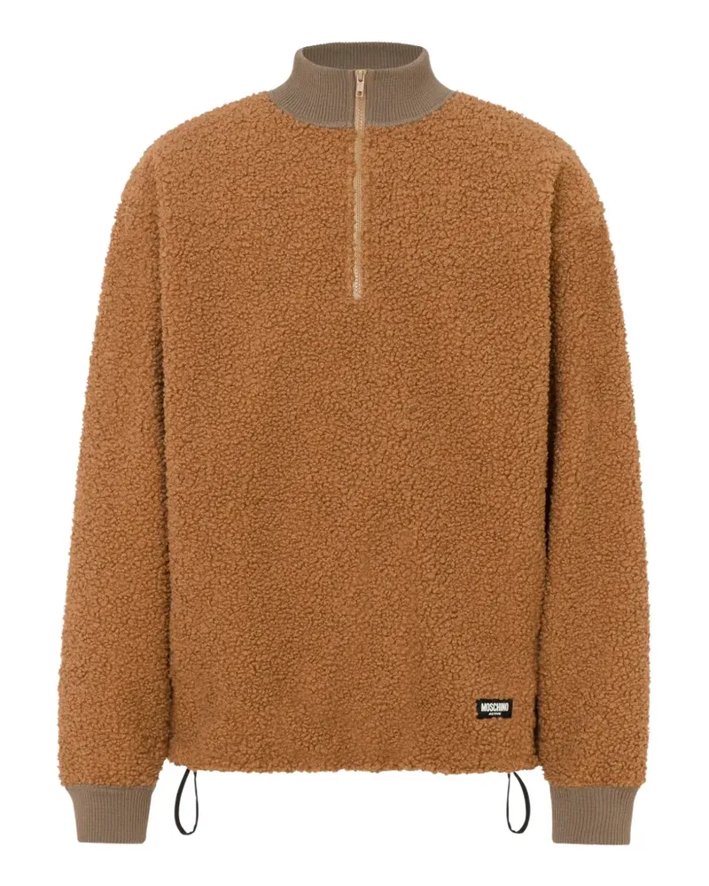 Moschino Pullover mit Teddy-Struktur - Braun Braun