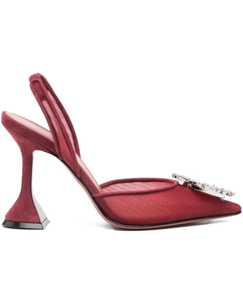 Amina Muaddi Amina Pumps mit Absatz 70mm - Rot Rot