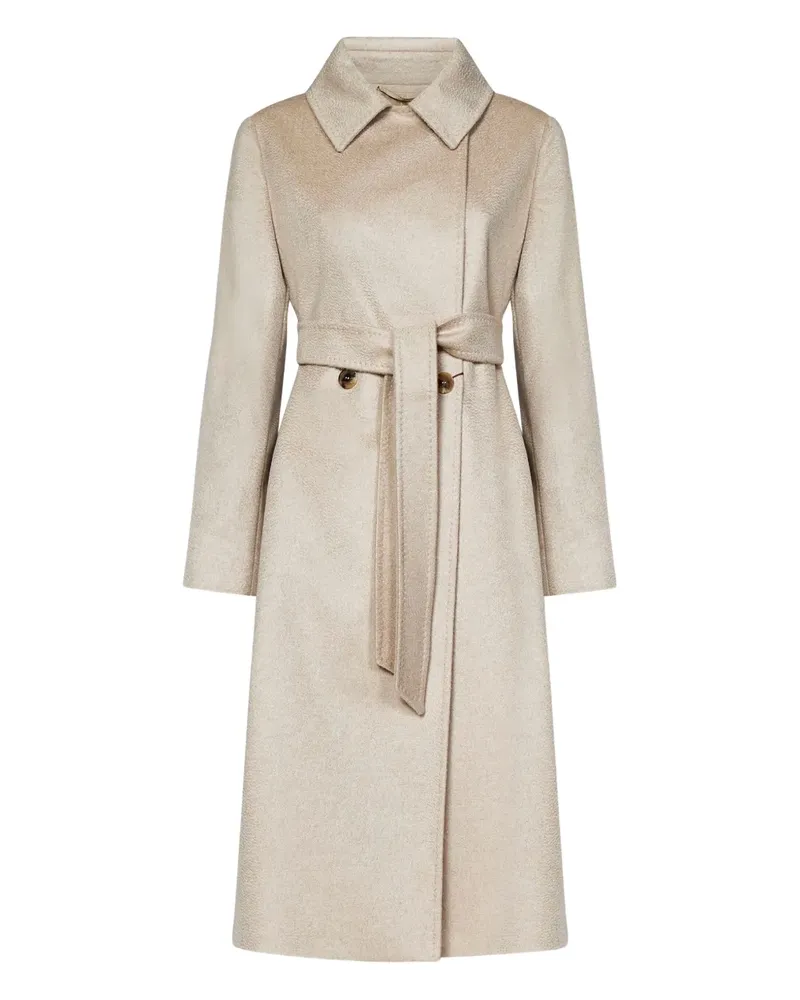 Max Mara Doppelreihiger Mantel - Nude Nude