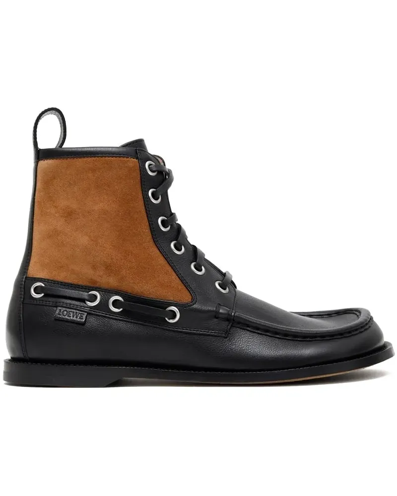 Loewe Campo Schnürstiefel - Schwarz Schwarz