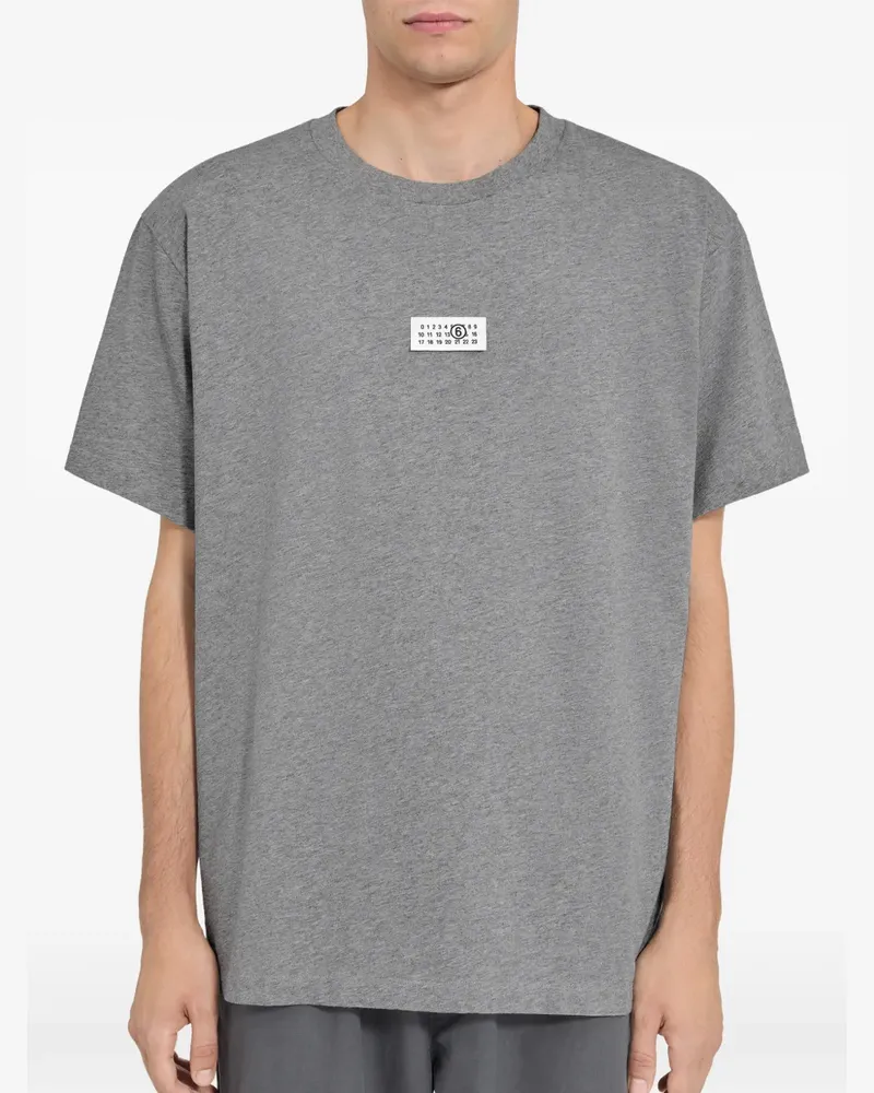 Maison Margiela T-Shirt mit Rundhalsausschnitt - Grau Grau