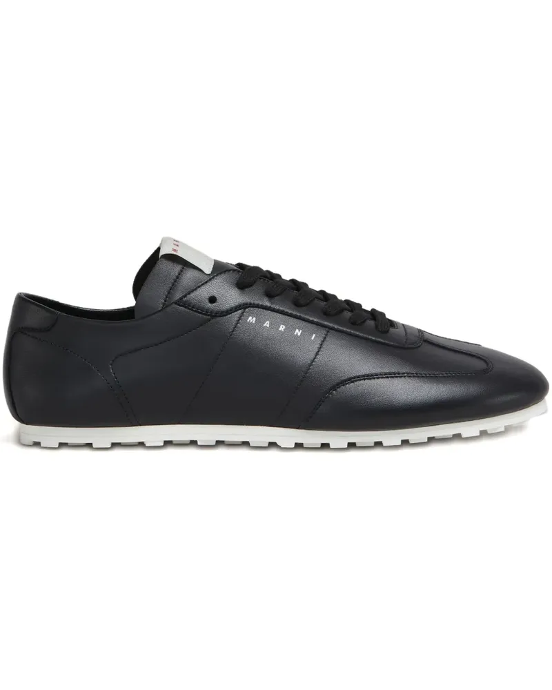 Marni Sneakers aus Leder - Schwarz Schwarz