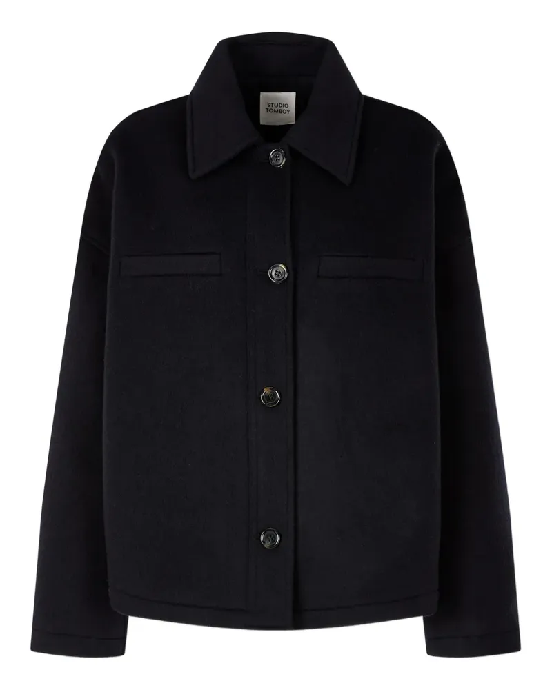STUDIO TOMBOY button-front jacket - Schwarz Schwarz