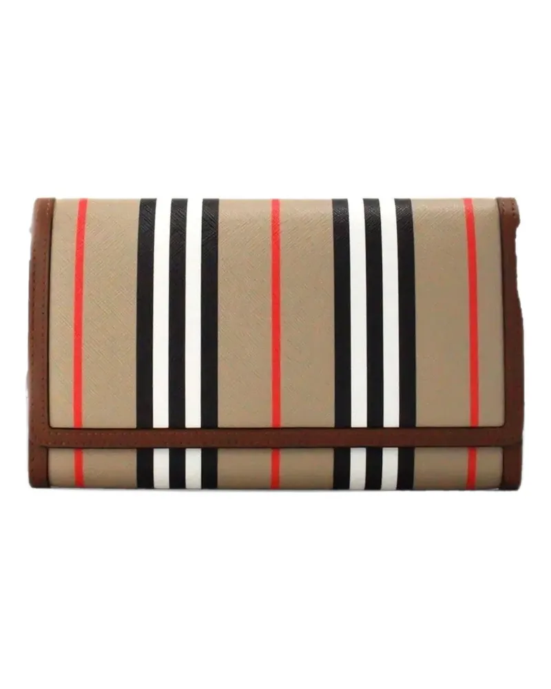 Burberry Hannah Icon striped cross body bag - Nude Nude