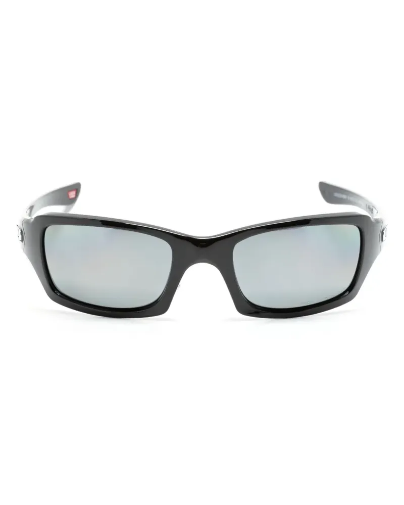 Oakley Sonnenbrille mit eckigem Gestell - Schwarz Schwarz