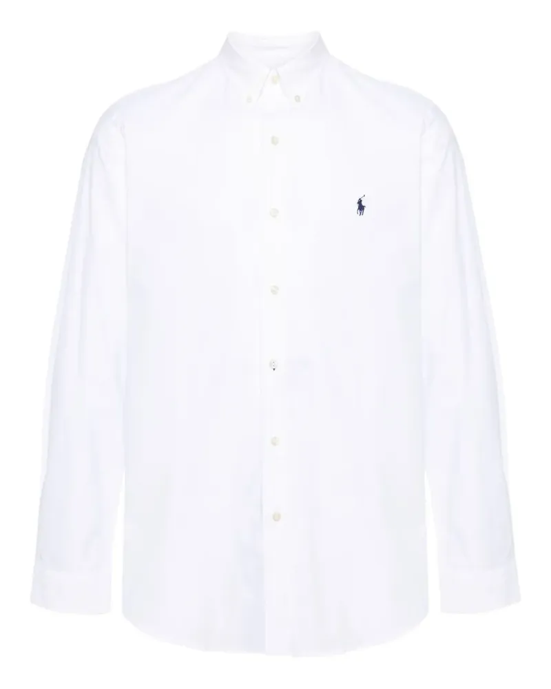 Ralph Lauren Hemd mit Logo-Stickerei - Weiß Weiß