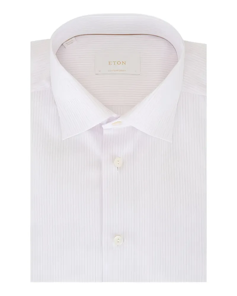 Eton striped dress shirt - Weiß Weiß