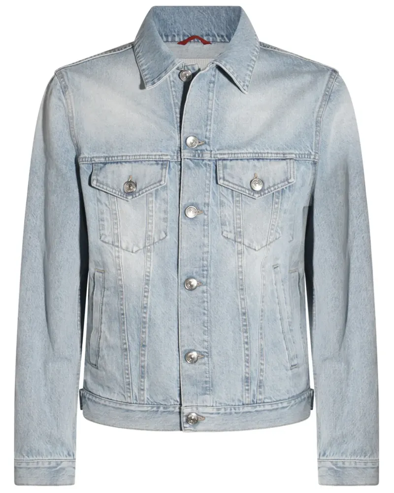 Brunello Cucinelli Klassische Jeansjacke - Blau Blau