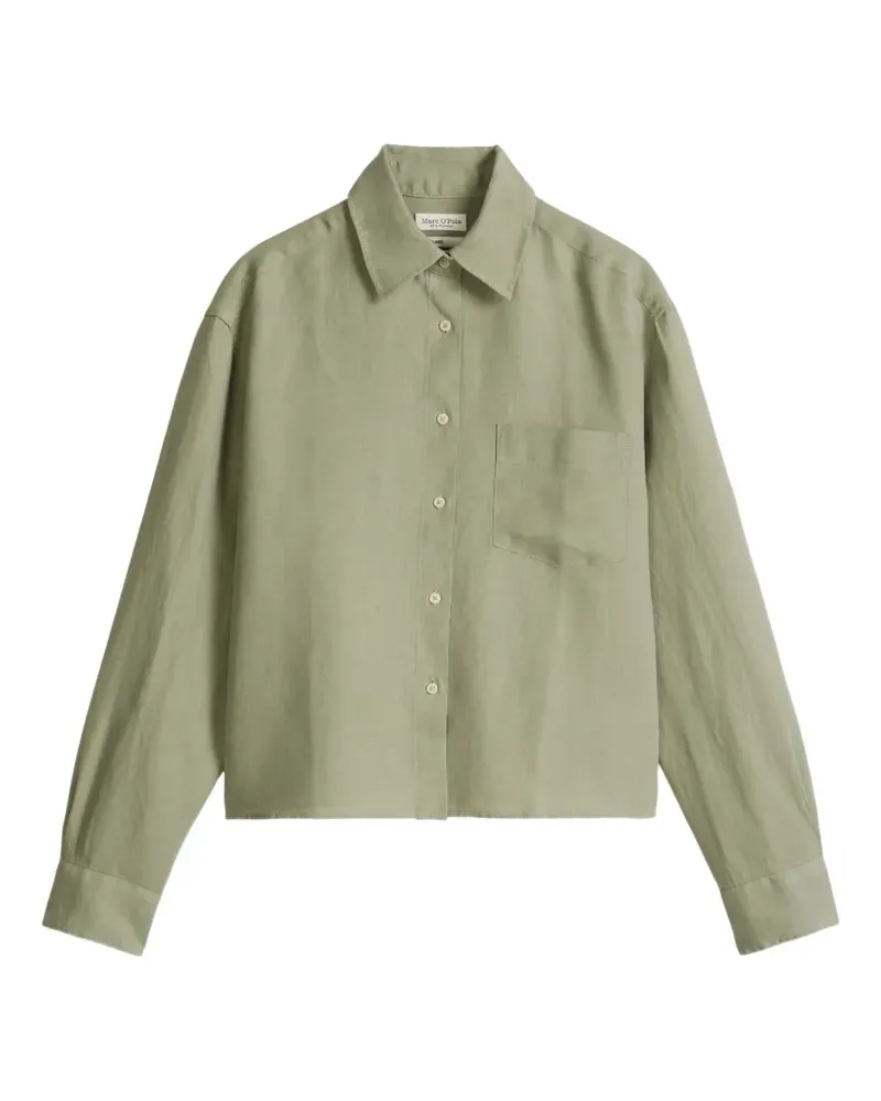 Marc O'Polo chest-pocket long-sleeve shirt - Grün Grün