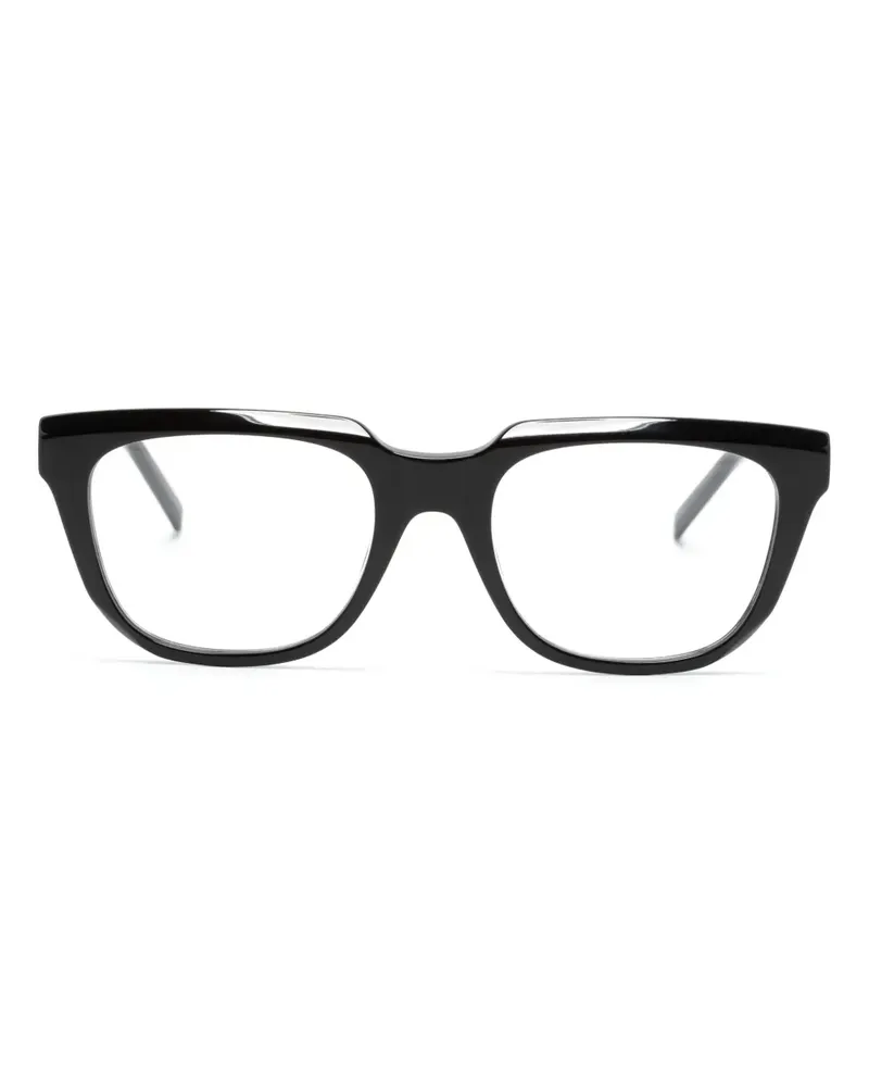 Givenchy Brille mit eckigem Gestell - Schwarz Schwarz