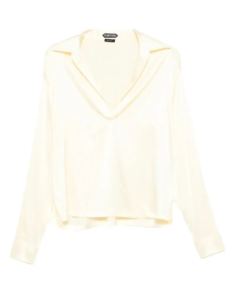 Tom Ford V-neck shirt - Gelb Gelb