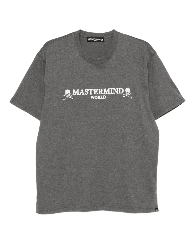 Mastermind World T-Shirt mit Logo-Stickerei - Grau Grau
