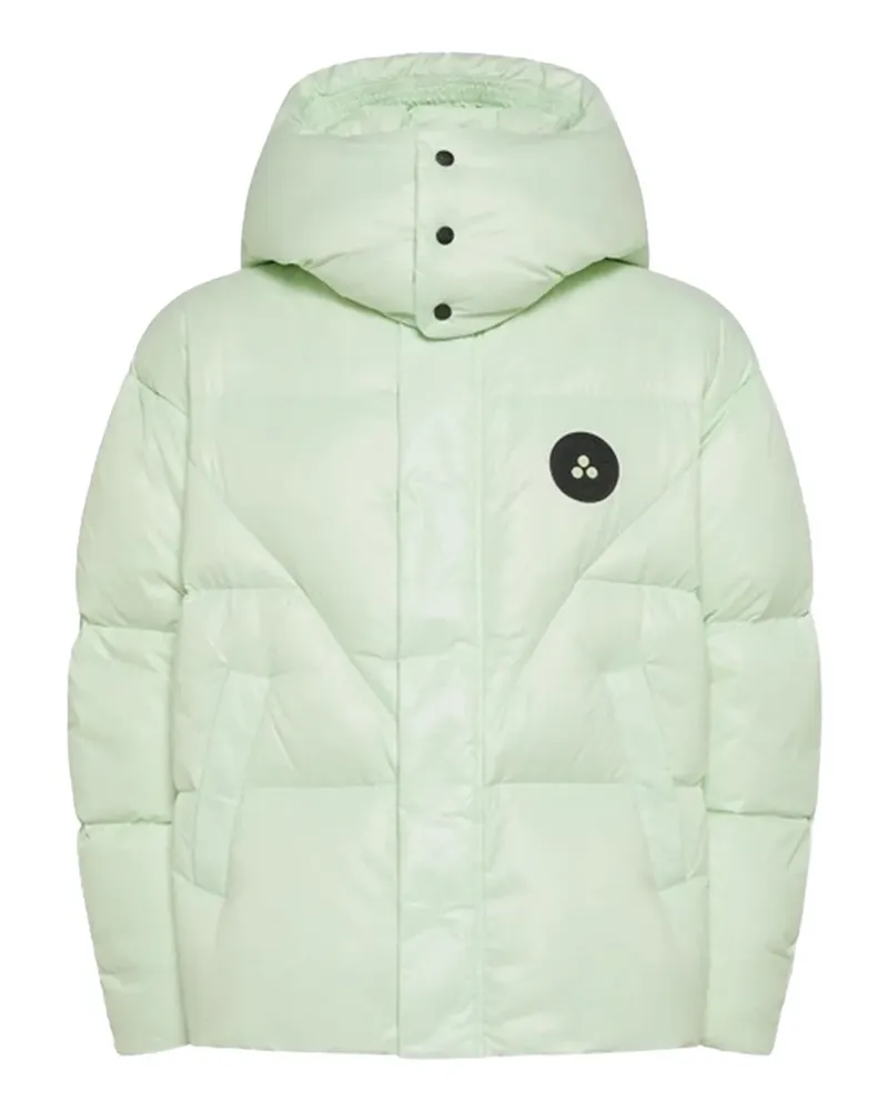 Peuterey Gefütterte Jacke mit Logo-Patch - Grün Grün