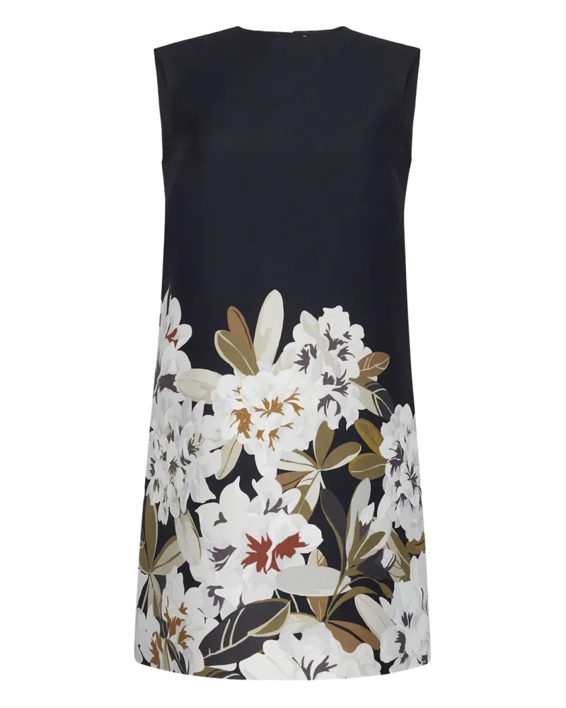 Adam Lippes Ani Minikleid mit Print - Schwarz Schwarz