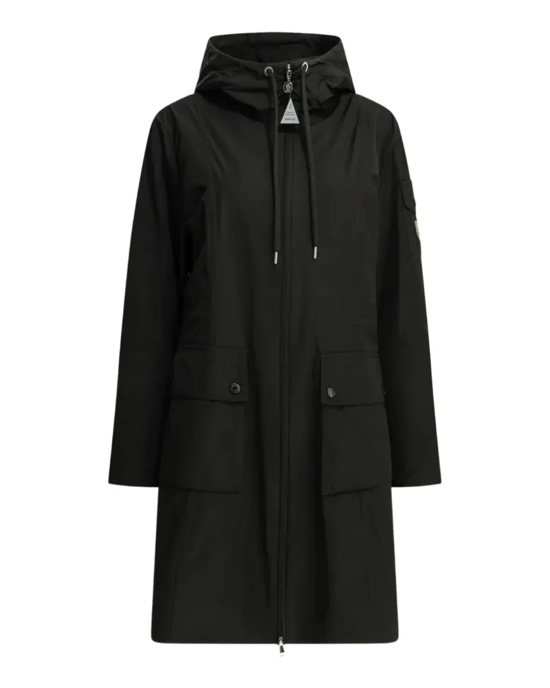 Moncler Laerte hooded drawstring-waist coat - Schwarz Schwarz