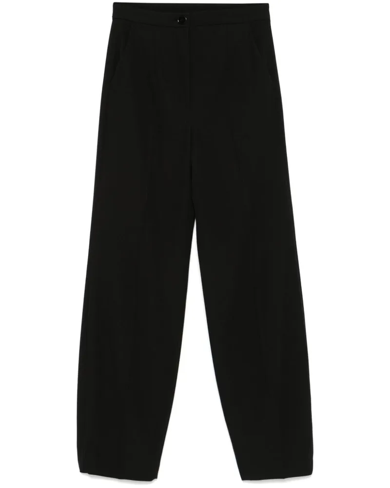 Patrizia Pepe Hose mit Tapered-Bein - Schwarz Schwarz