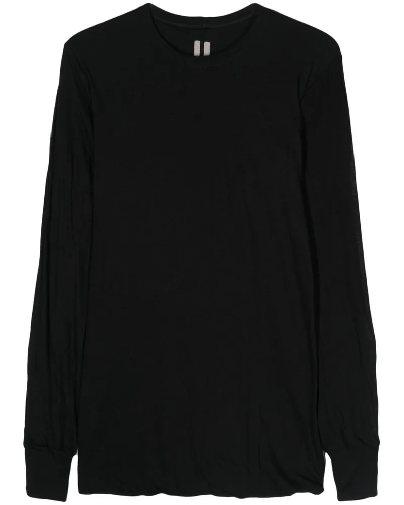 Rick Owens Hemd im Layering-Look - Schwarz Schwarz