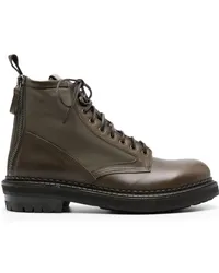 Buttero Cargo Schnürstiefel mit Kontrasteinsatz Grün