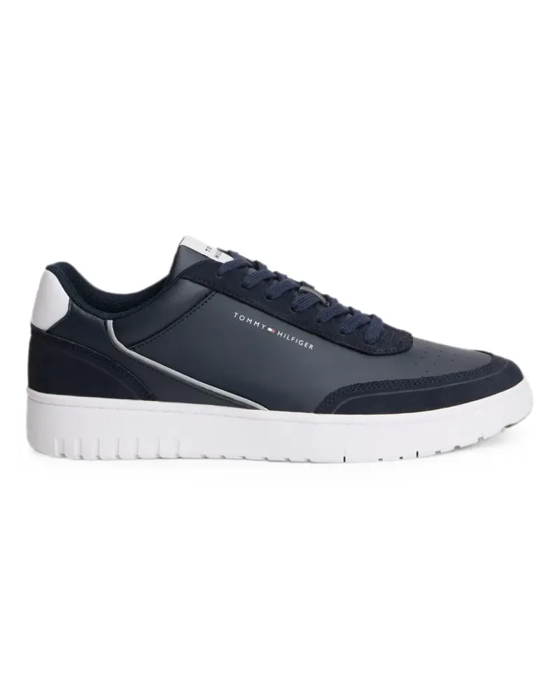 Tommy Hilfiger logo-print panelled sneakers - Blau Blau