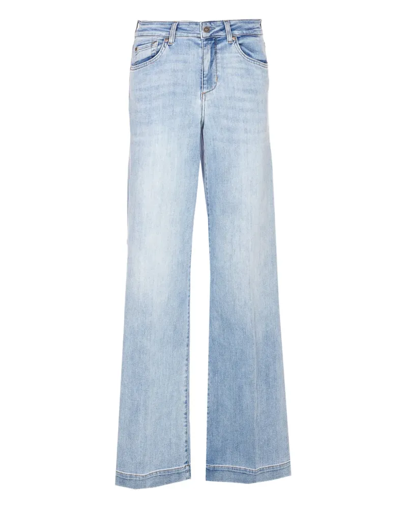 Liu Jo patch-logo jeans - Blau Blau