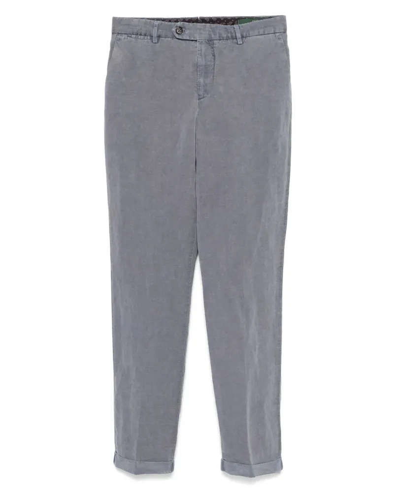 Berwich Hose mit Gürtelschlaufen - Blau Blau