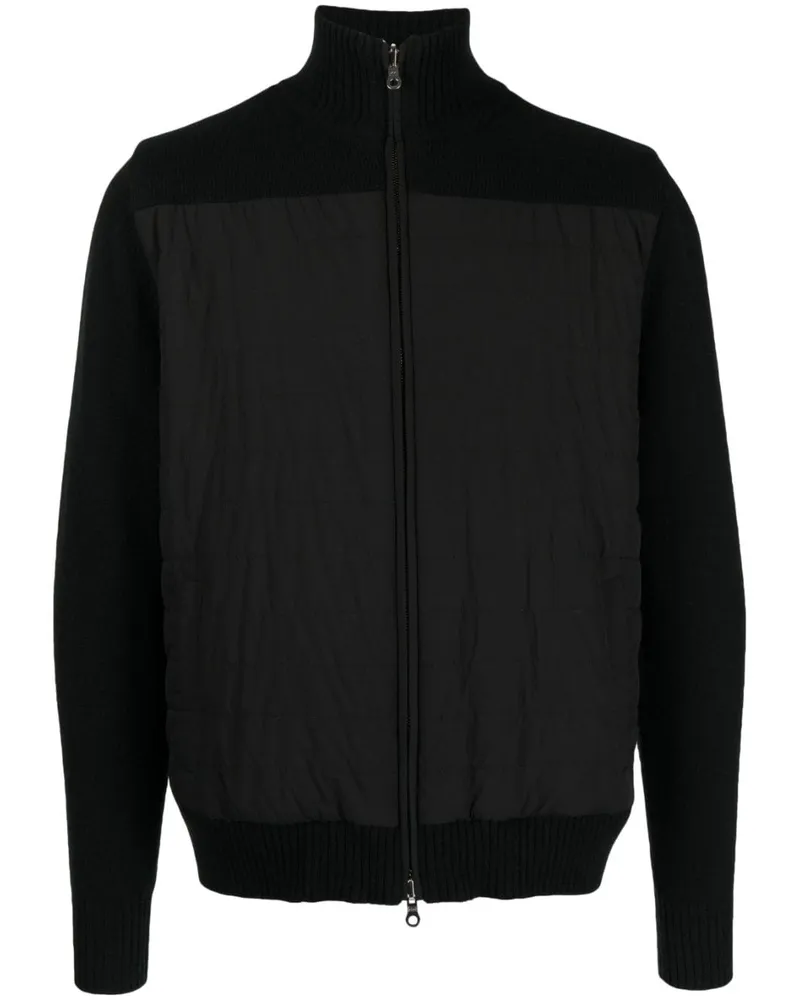 N.Peal Gesteppte Jacke aus Kaschmir - Schwarz Schwarz