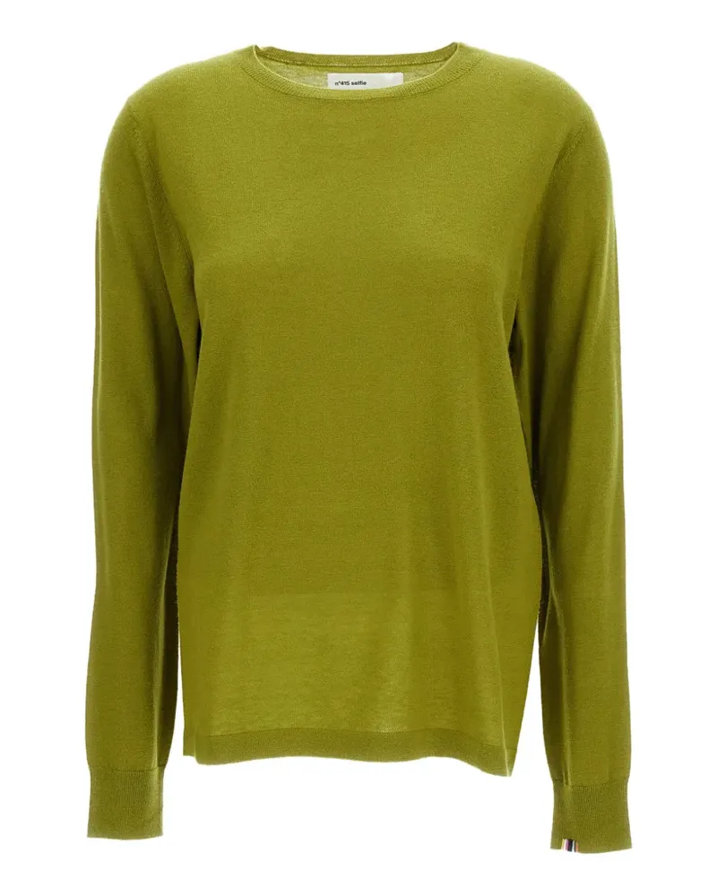 extreme cashmere Selfie crew-neck sweater - Grün Grün