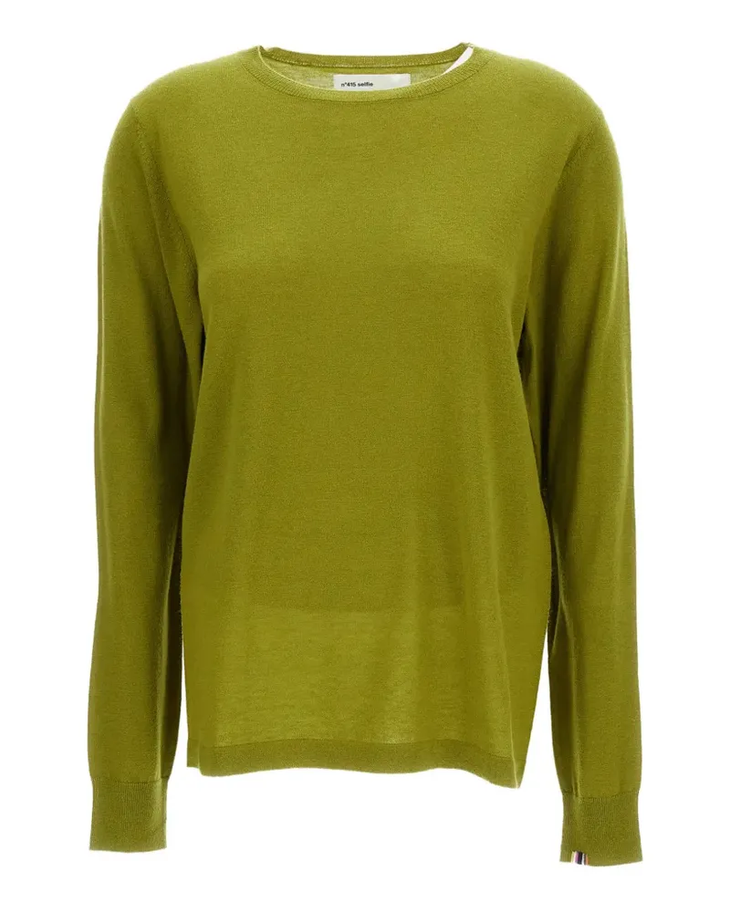 extreme cashmere Selfie crew-neck sweater - Grün Grün