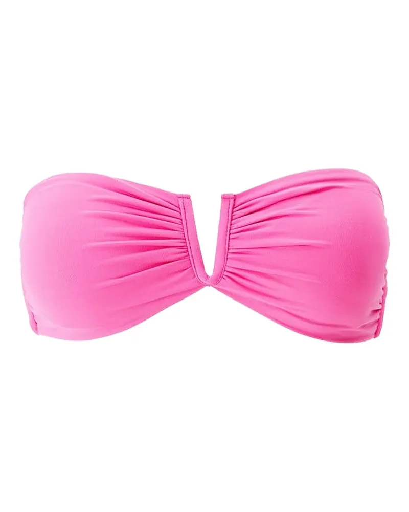 Melissa Odabash Alba Bikinioberteil mit V-Ausschnitt - Rosa Rosa