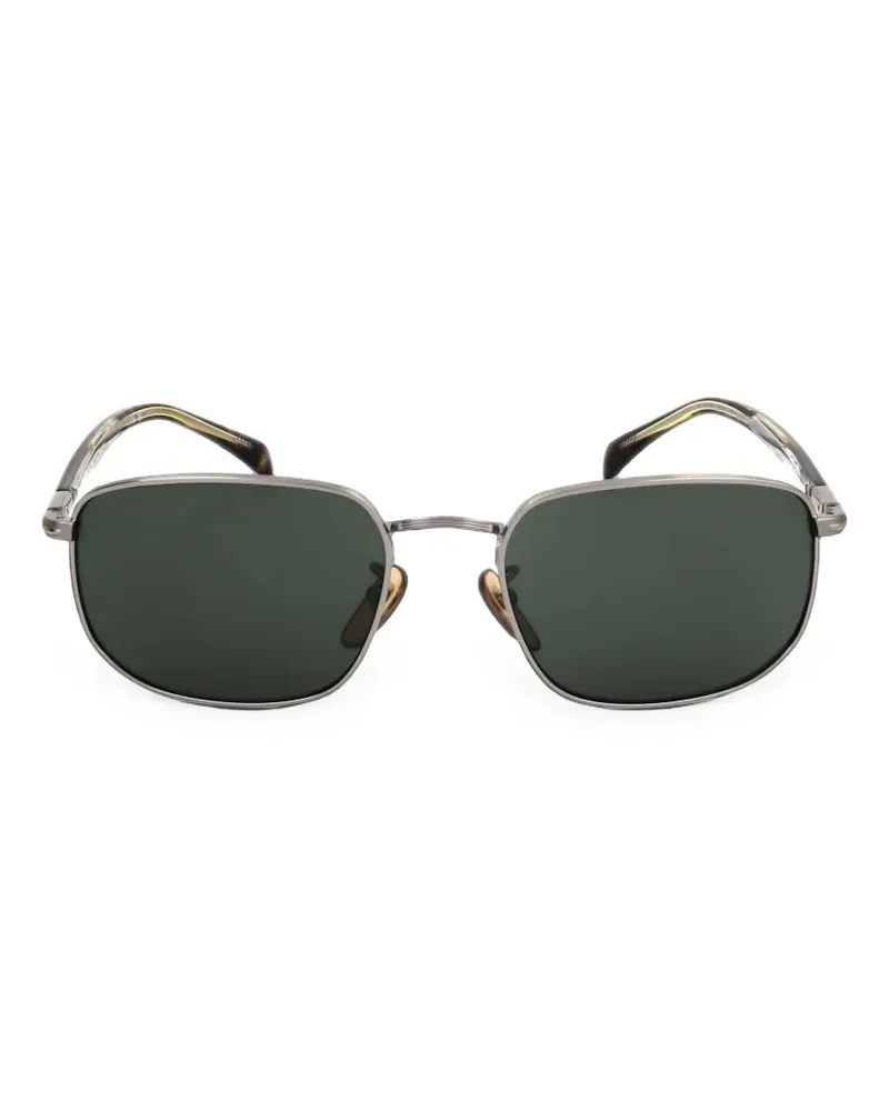 EYEWEAR by DAVID BECKHAM Sonnenbrille mit eckigem Gestell - Silber Silber