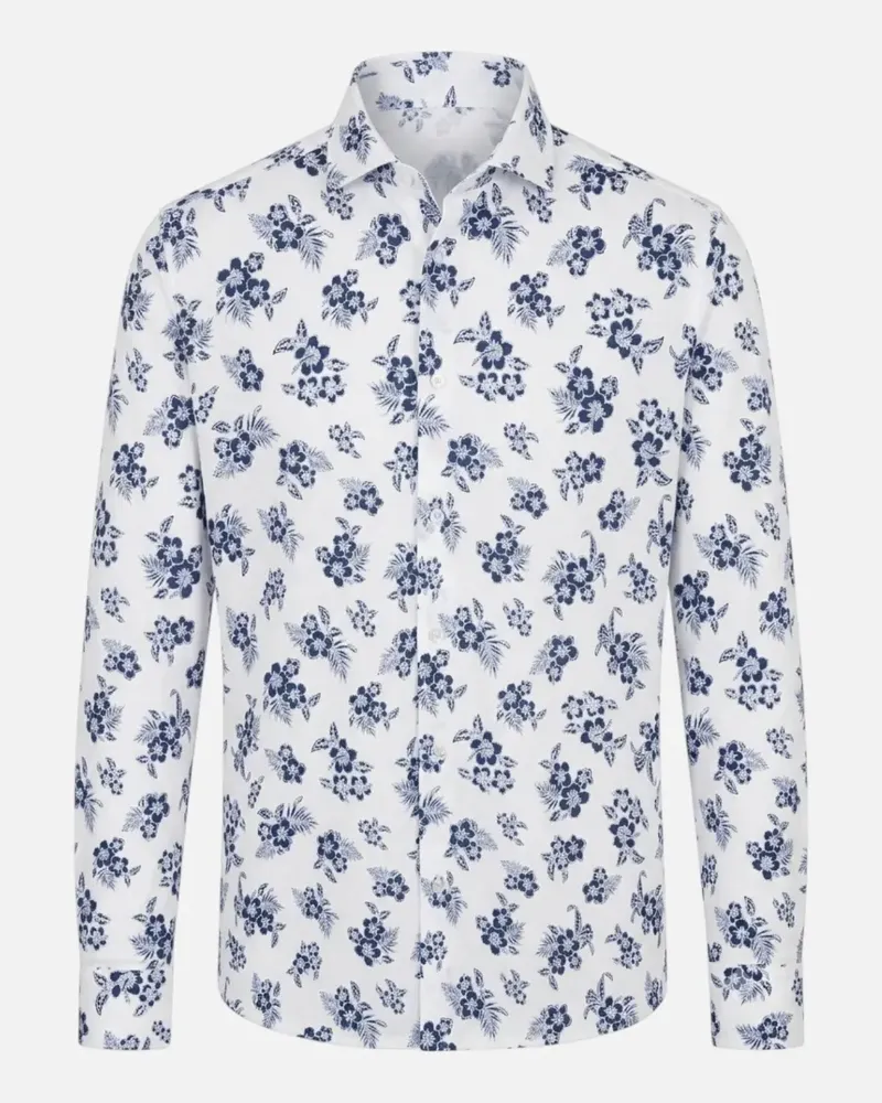 SONRISA floral-print long-sleeve shirt - Weiß Weiß