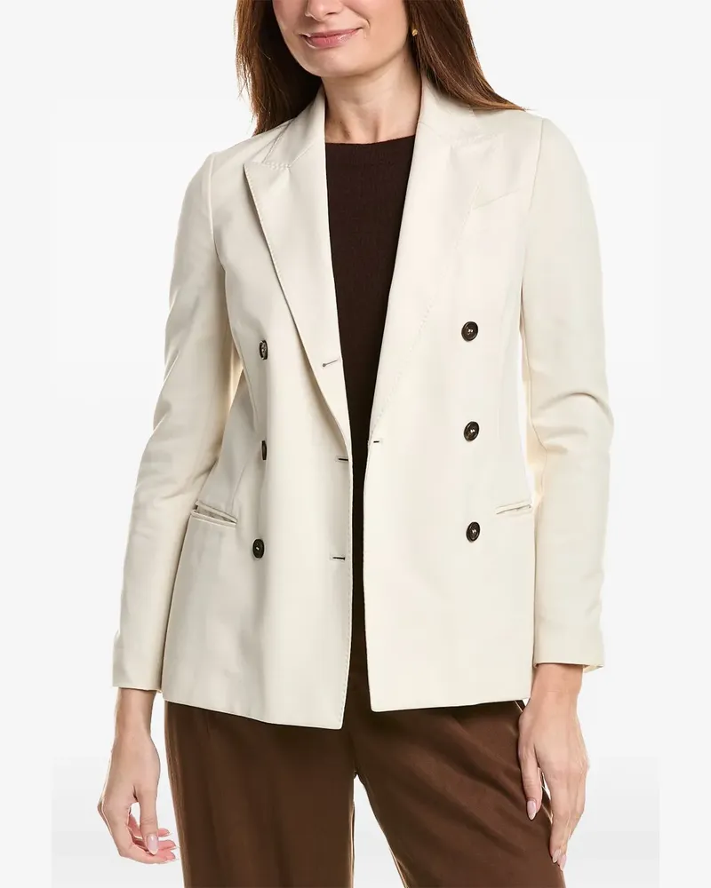 Brunello Cucinelli double-breasted blazer - Nude Nude