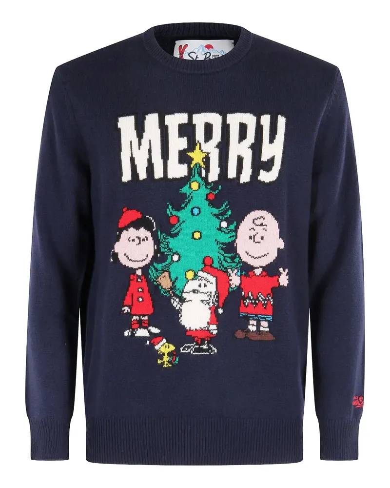 MC2 Saint Barth x Peanuts Heron Pullover mit rundem Ausschnitt - Blau Blau