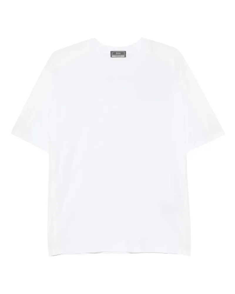 Herno panelled T-shirt - Weiß Weiß