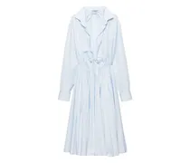 Midikleid mit V-Ausschnitt - Blau