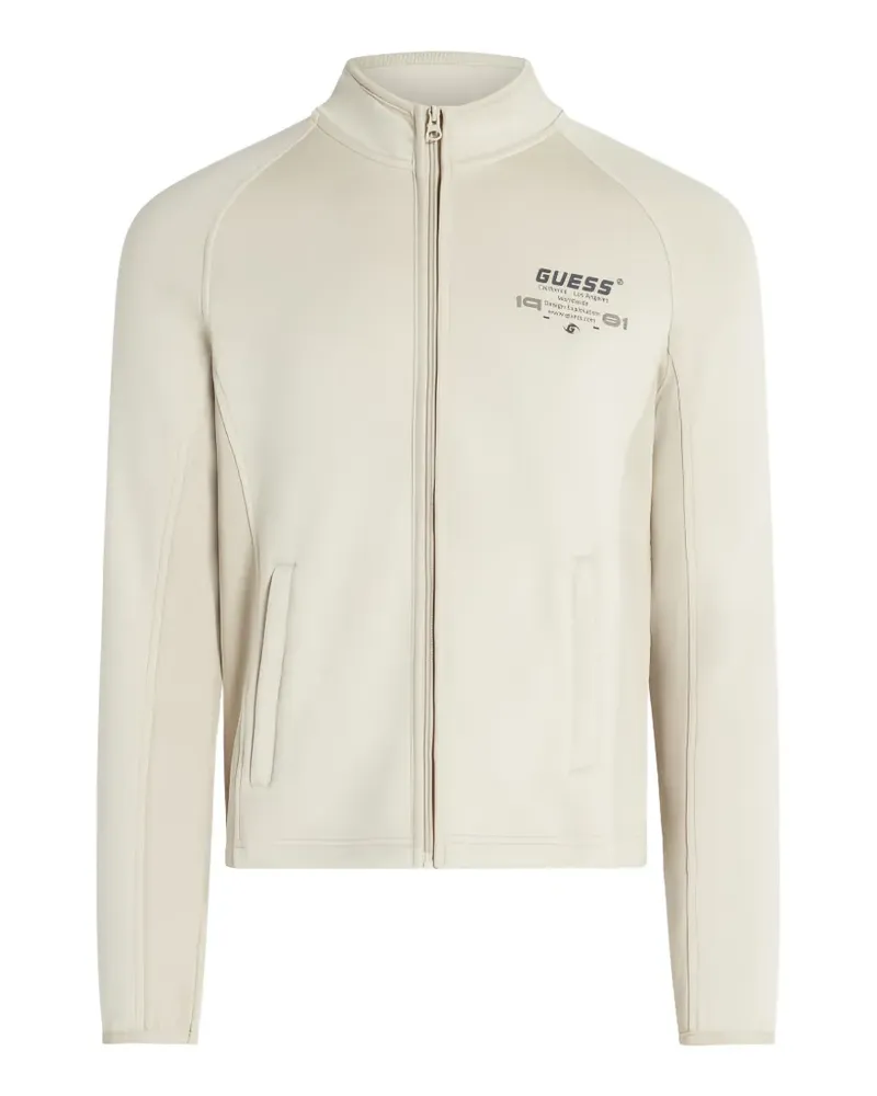 Guess Scuba full-zip sweatshirt - Nude Nude