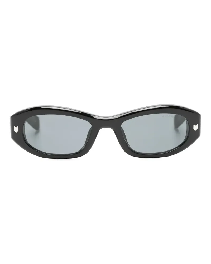 Kitsuné x A. Society Ming sunglasses - Schwarz Schwarz