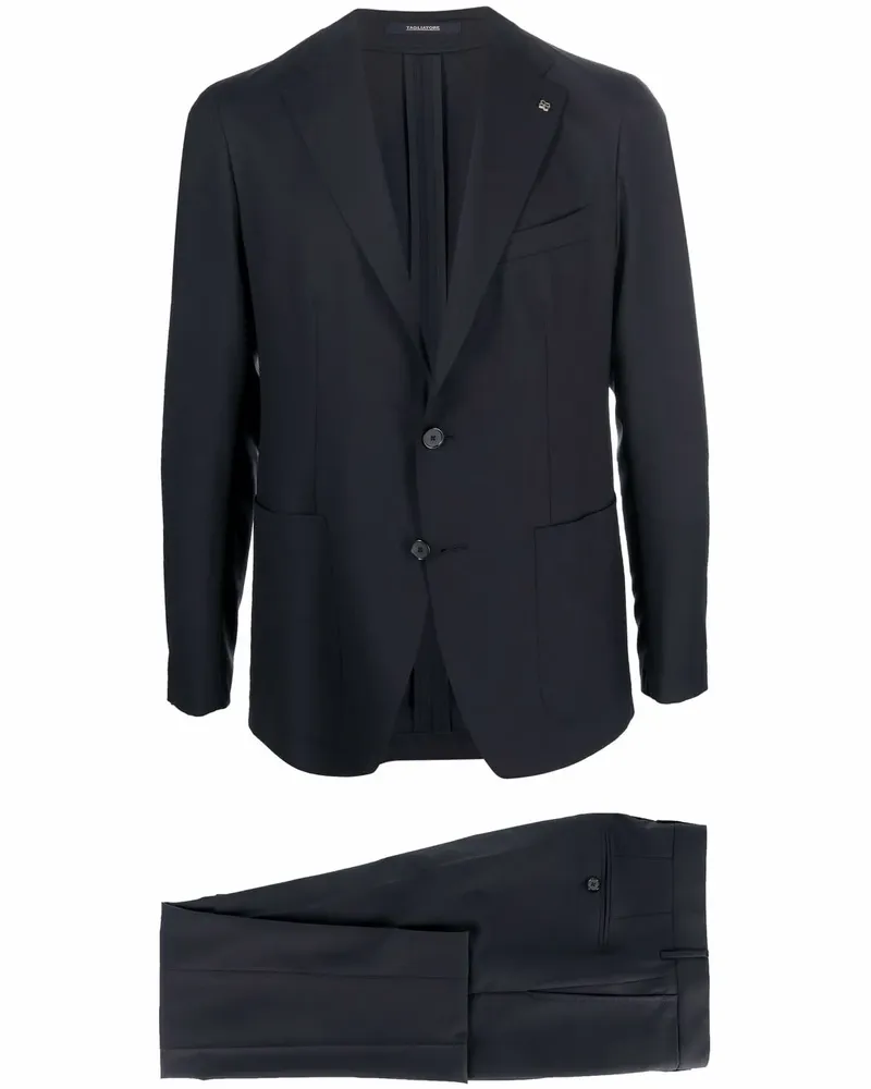 Tagliatore Einreihiger Anzug - Blau Blau