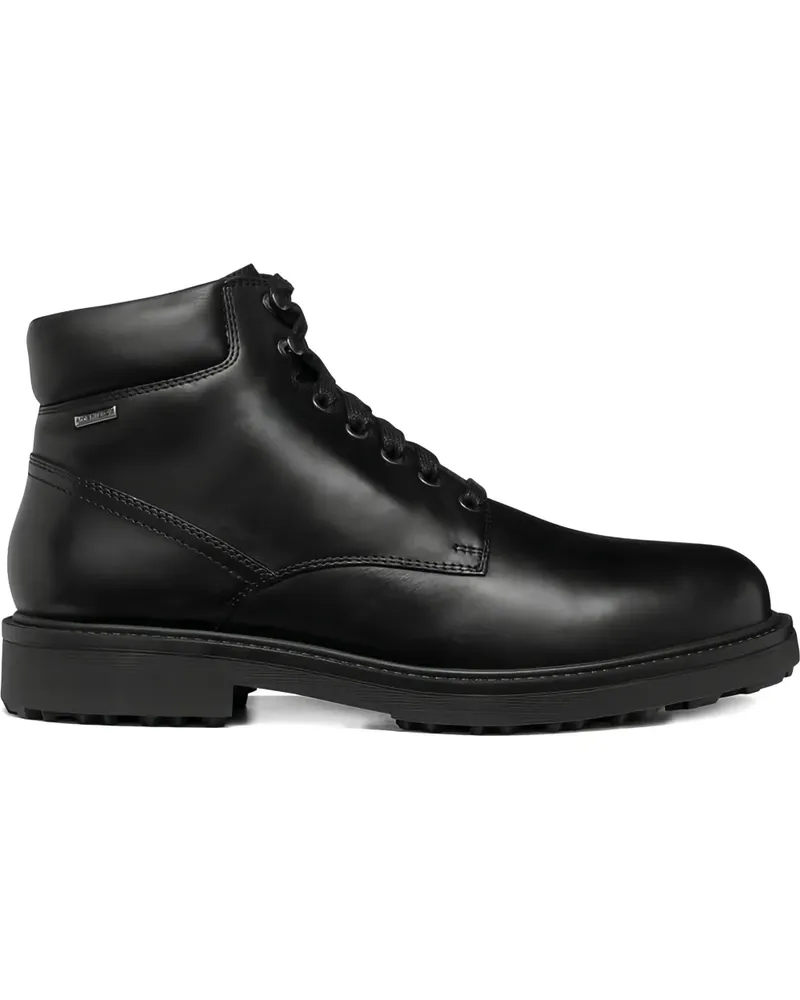 Geox Schnürstiefel aus Leder - Schwarz Schwarz