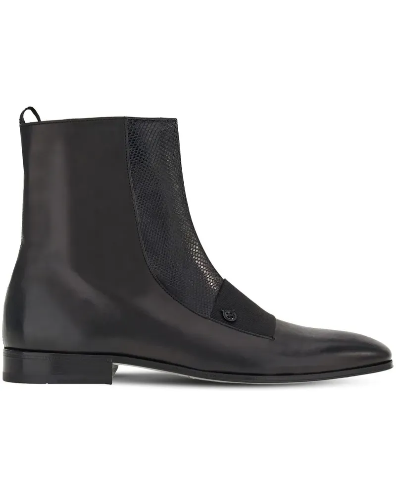 Ferragamo Stiefel mit Reißverschluss - Schwarz Schwarz